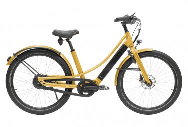Reine Bike elektrisches citybike niedriger rahmen connected enviolo city ct 504wh 26   gold 2022