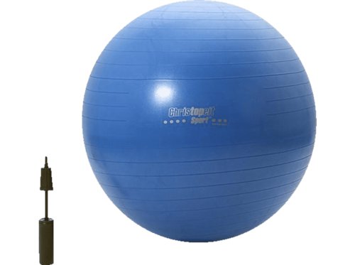 Christopeit 75 cm Gymnastikball, Blau