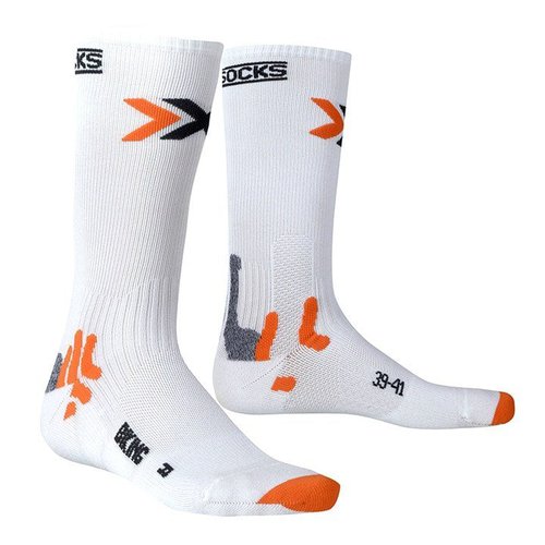 X-Socks Bike Mid Energizer weiß Radsocken, für Herren
