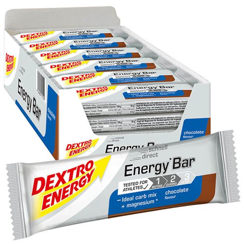 DEXTRO ENERGY Chocolate 24 Stck./Karton Riegel, Energie Riegel, Sportlernahrung