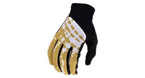 Troy Lee Designs lange handschuhe flowline schwarz gold