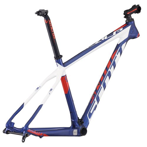 Scott Scale 710 MTB Carbon Rahmen blauweißrot 2015 XL