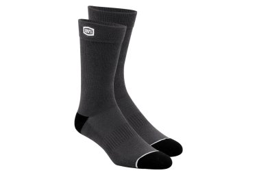 100 Percent socken aus 100  solid casual grau