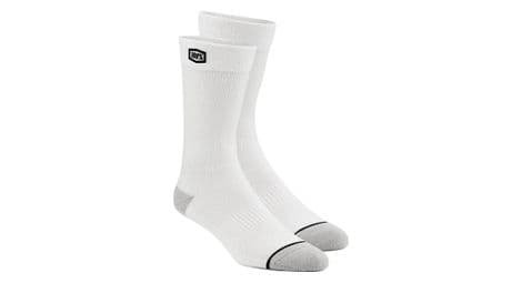 100 Percent socken 100  solid casual weis