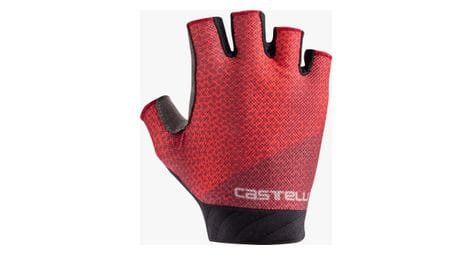 Castelli roubaix gel 2 damen kurzhandschuhe rot