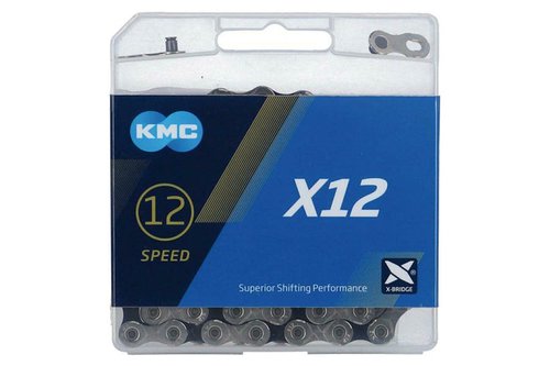 KMC X12 Kette 12-fach 126 Glieder Silber - Schwarz