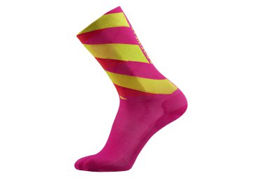 Gore Wear essential signal socken rosa gelb