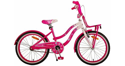 Volare 20 Zoll Kinderfahrrad mit Rücktrittbremse Lovely Rosa 2090 pink