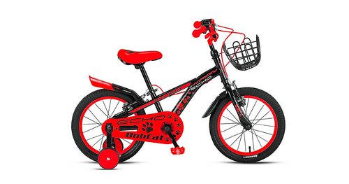 Ty-Trade 16 Zoll Kinderfahrrad Bobcat Rot rot