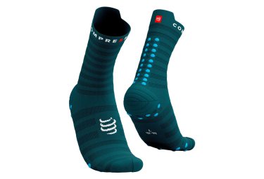 Compressport pro racing socks v4 0 ultralight run high shaded spruce green