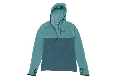 Lagoped technisches fleece unisex phantom hoodie blau