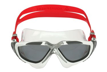 Aquasphere vista schwimmbrille rot getont