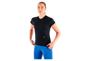 Circle damen kurzarmtrikot running get ready schwarz