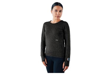 Circle langarmshirt motivation schwarz