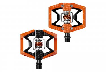 Crankbrothers pedale double shot orange schwarz