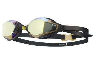 Tyr stealth x mirrored performance goggles gold schwarz