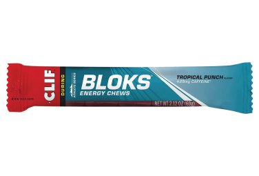 Clif Bar clif bloks energy gums  6 gums  tropical punch 60g