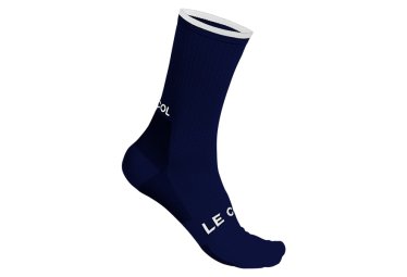 Le Col socken navy weis