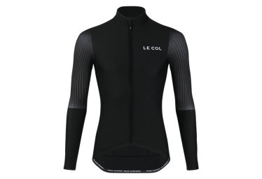 Le Col pro aero langarmtrikot schwarz