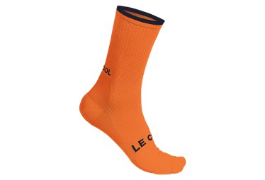 Le Col socken orange navy blue