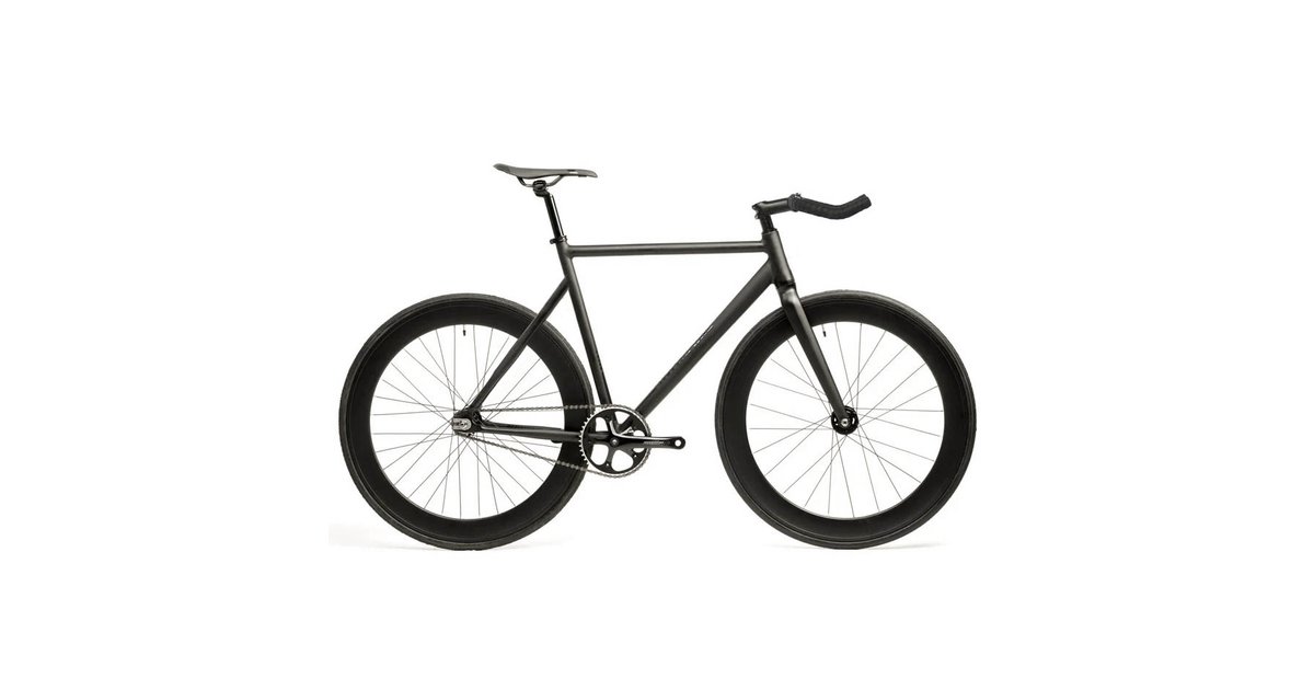 Raval Matte Black Santafixie Bikes Santa Fixie Bikes Santa Fixie