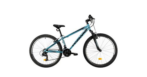 Ty-Trade 24 Zoll Alu Aluminium Kinderfahrrad MTB Mountainbike 18 Gang Federgabel Devron Terrana Blau blau