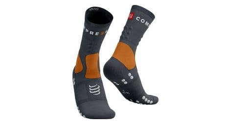 Compressport hiking socks grau orange