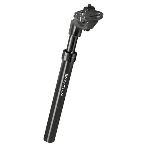 M-wave SP-C1 B Sattelstütze gefedert 25,4 27,2 Federsattelstütze Fahrrad 40 mm Federweg Aluminium
