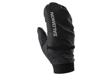 Salomon unisex wasserdichte fausthandschuhe bonatti wp mitten schwarz