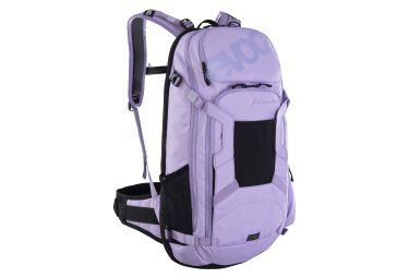 Evoc rucksack mit ruckenprotektor fr trail e ride 20l violett