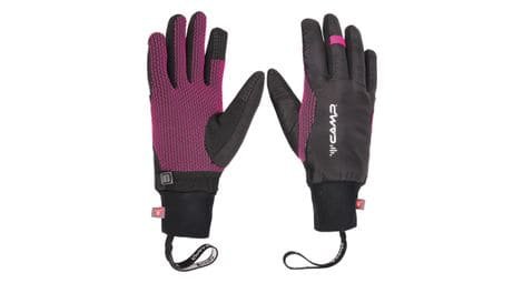 Camp lange handschuhe damen g air lady violett