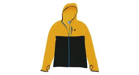 Lagoped technisches fleece unisex phantom hoodie gelb