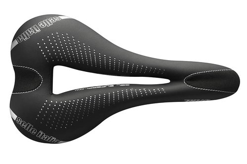 Selle Italia Diva Gel TI 316 Superflow S3 Sattel - Schwarz