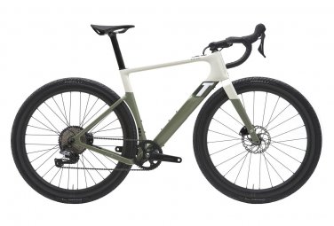 3T refurbished product   gravel bike electric exploro racemax boost dropbar shimano grx 11v 250 wh 700 mm weis satin grun khaki 2022