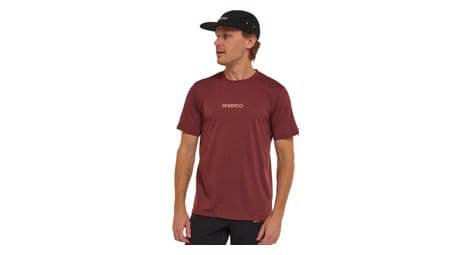 Dharco technisches kurzarm t shirt graze bordeaux