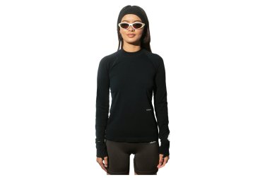 Circle langarmtrikot fur frauen endurance schwarz