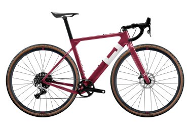 3T exploro primo gravel bike sram rival 11s 700 mm cherry red pink 2023