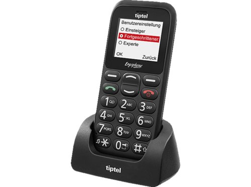 TIPTEL Ergophone 6310 Seniorenhandy Schwarz