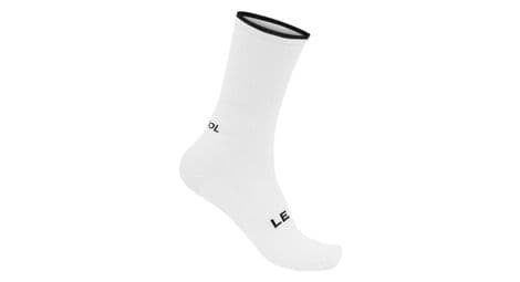 Le Col hohe kragensocken weis schwarz