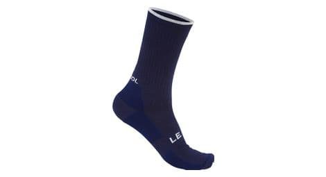 Le Col hohe socken mit kragen blau weis