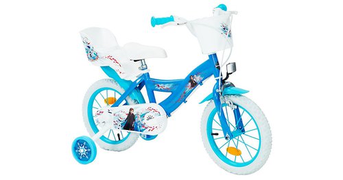 HUFFY 14 Zoll Disney Kinderfahrrad Elsa Frozen die Eiskönigin 24291w blau