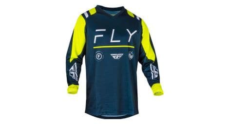 Fly Racing fly f 16 langarmtrikot navy  fluo gelb weis