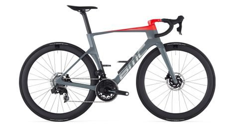 BMC rennrad teammachine r 01 three sram force etape axs 12v 700mm iron grey   neon red 2024