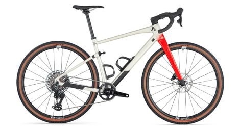 BMC urs 01 four gravel bike sram rival etap axs gx eagle 12s 700 mm pearl white