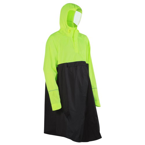 BTWIN Fahrrad Regenponcho City 900 neongelb/schwarz
