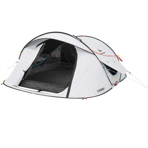 Quechua Wurfzelt - 2 Seconds Fresh & Black für 3 Personen