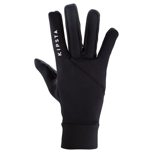 KIPSTA Handschuhe Fussball Keepdry 500 Erwachsene schwarz