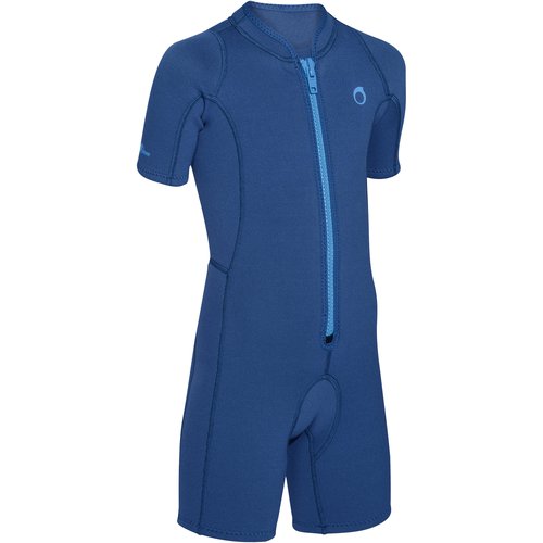 Subea Neopren Shorty Tauchen Kinder Neopren 2 mm - marineblau