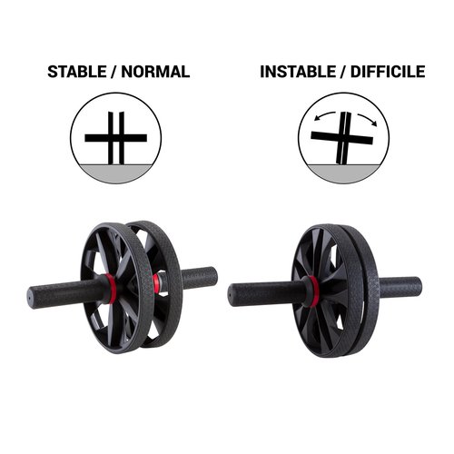Domyos Bauchtrainer, Bauchroller, Ab Wheel