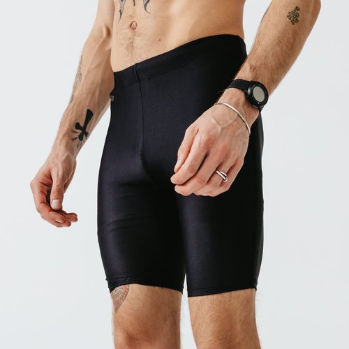 Kalenji Lauftights kurz Radlerhose Herren atmungsaktiv - Dry schwarz
